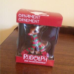 Red-Nosed Reindeer Holiday Ornament
